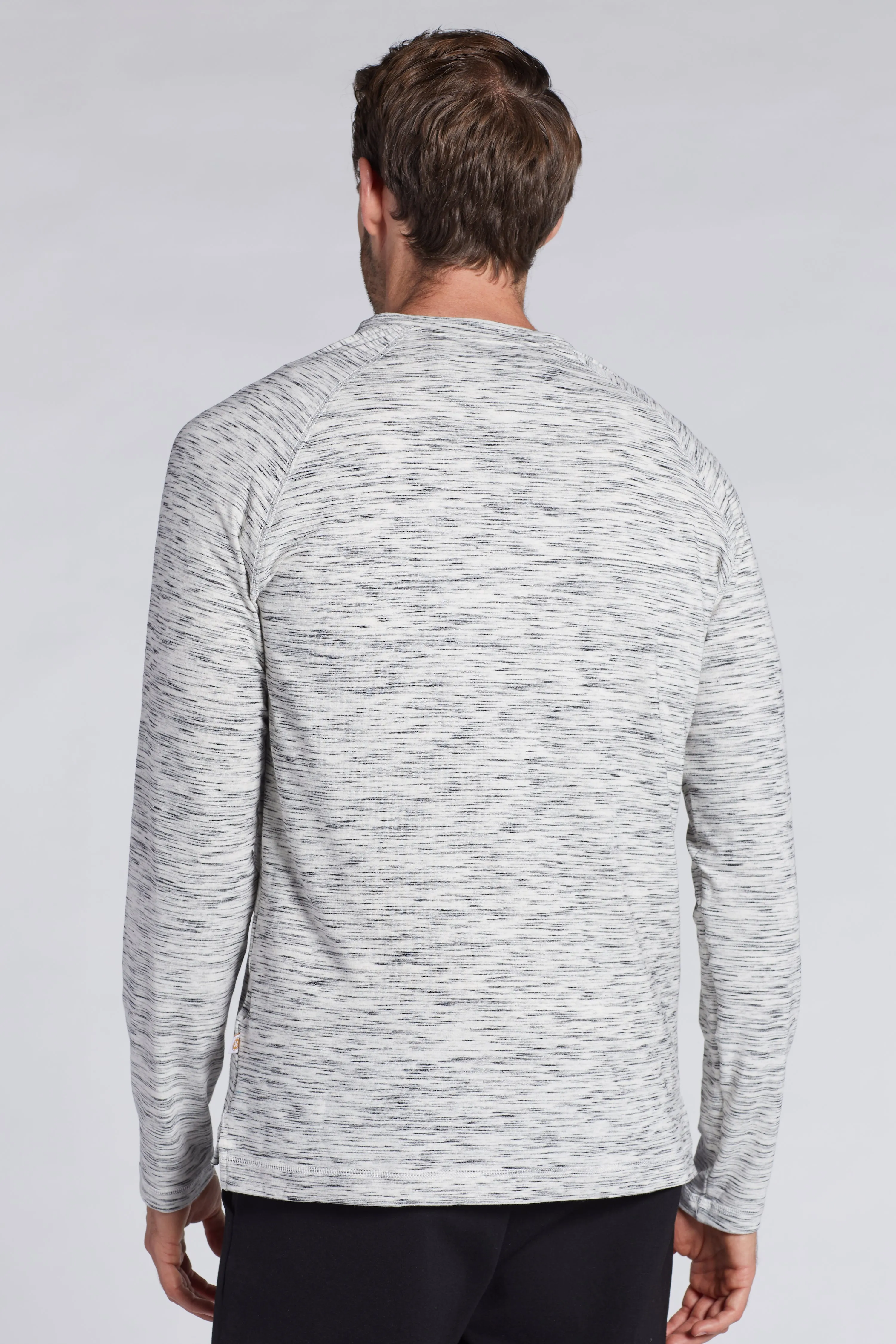 ANSELMO Long Sleeve Raglan Henley