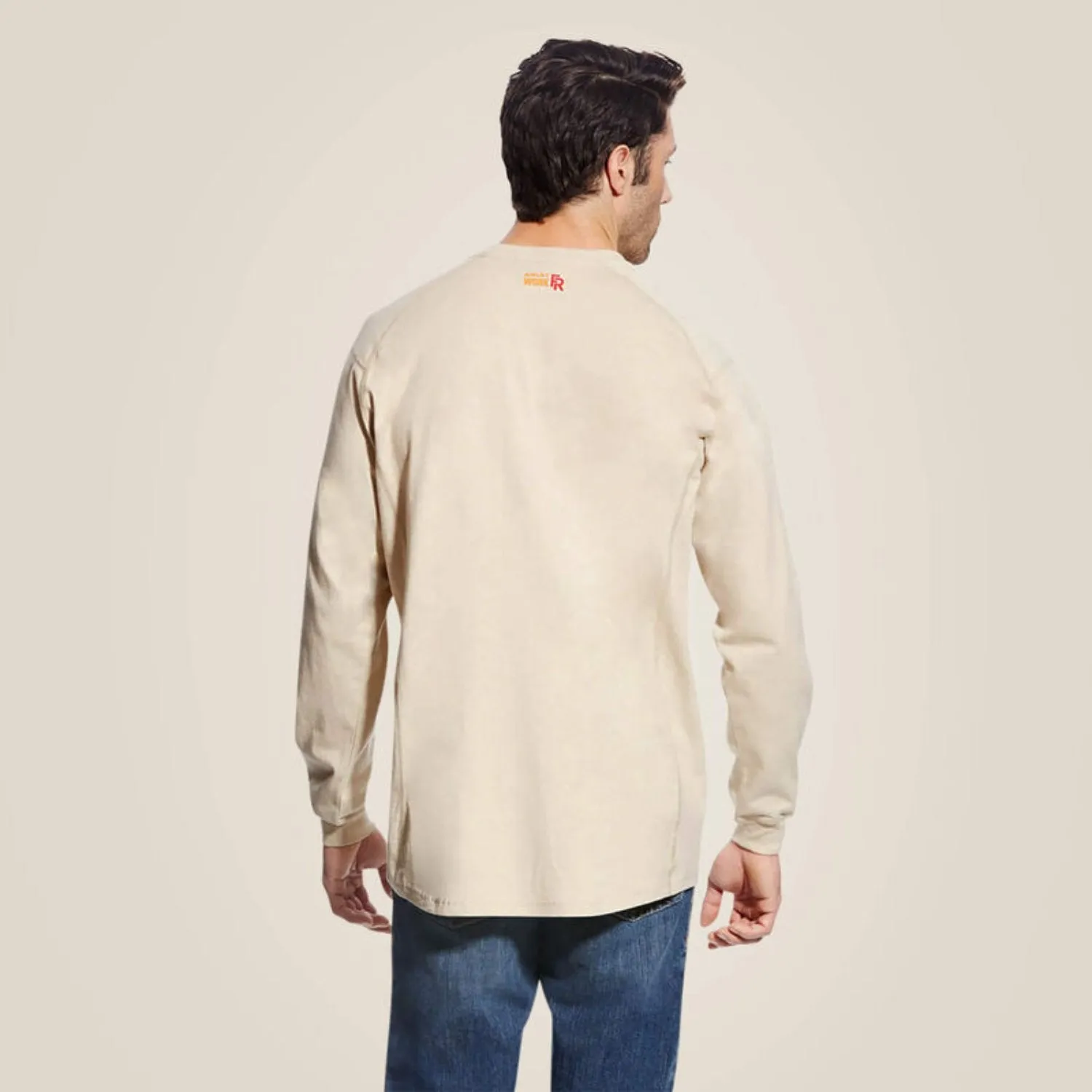 Ariat Men's FR Chest Pocket Long Sleeve Henley