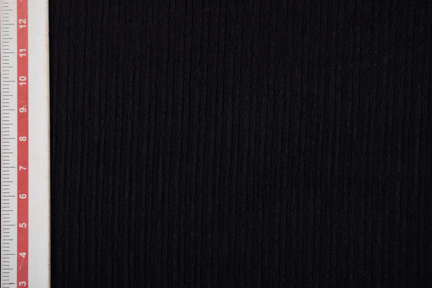 Black Textured Knit Fabric