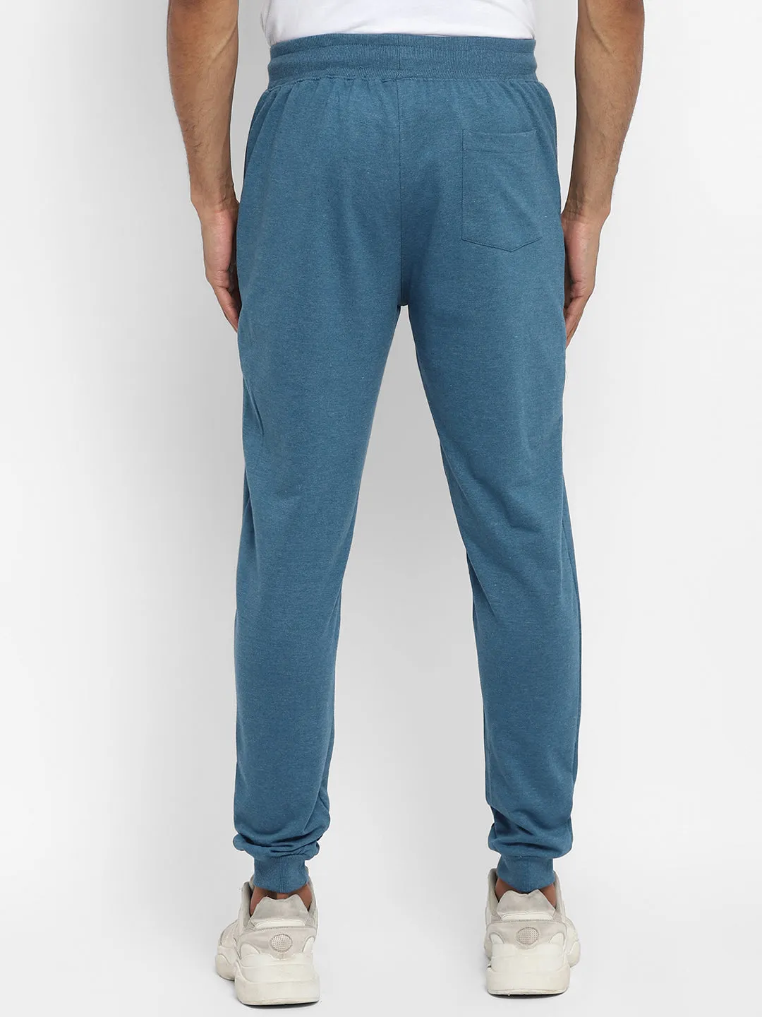 Blue Melange Joggers