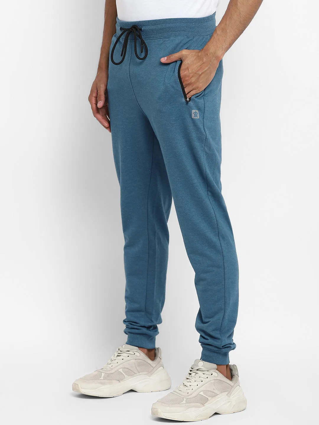 Blue Melange Joggers