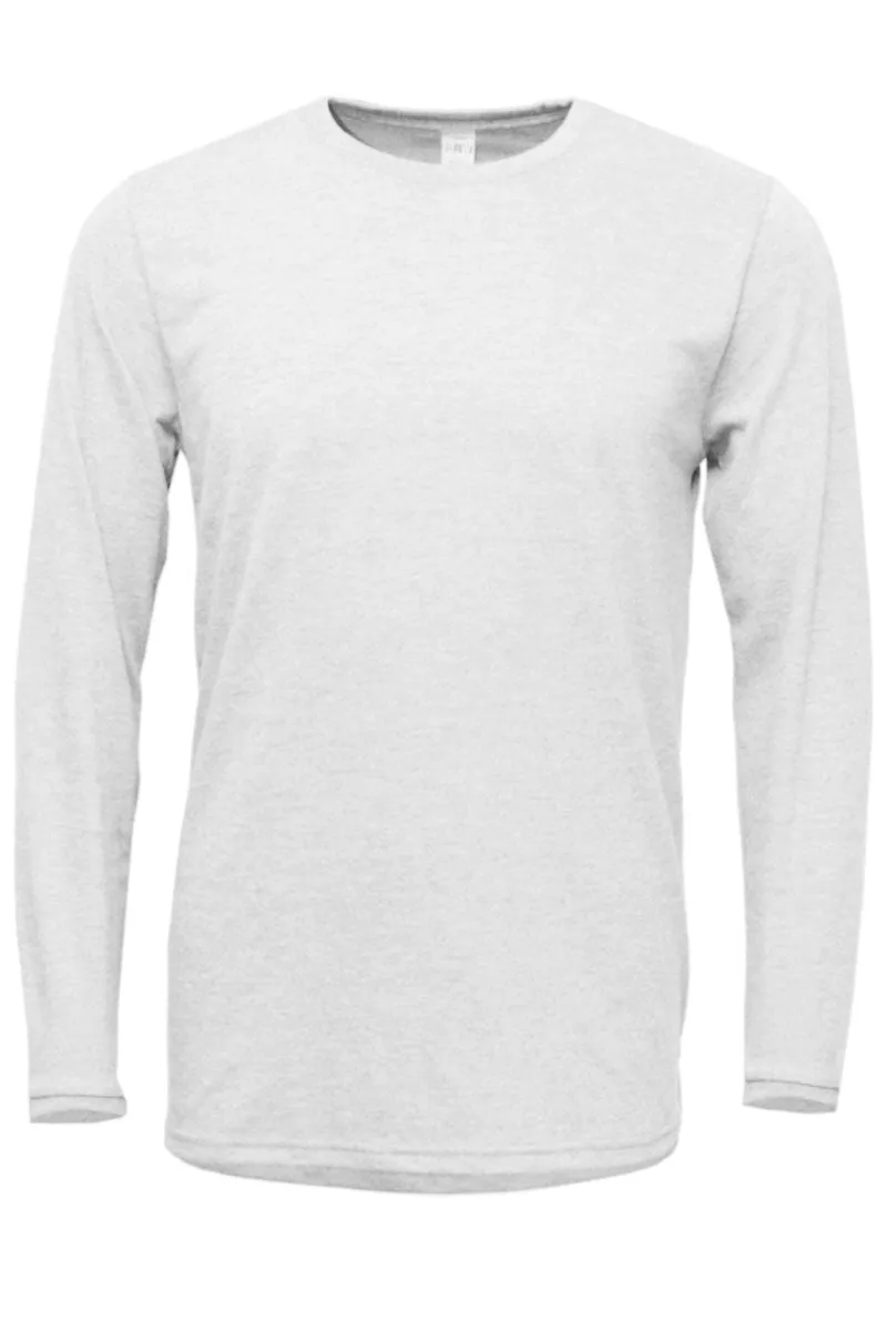 Clover Lucky Puff Vinyl Adult Soft-Tek Blend Long Sleeve Tee