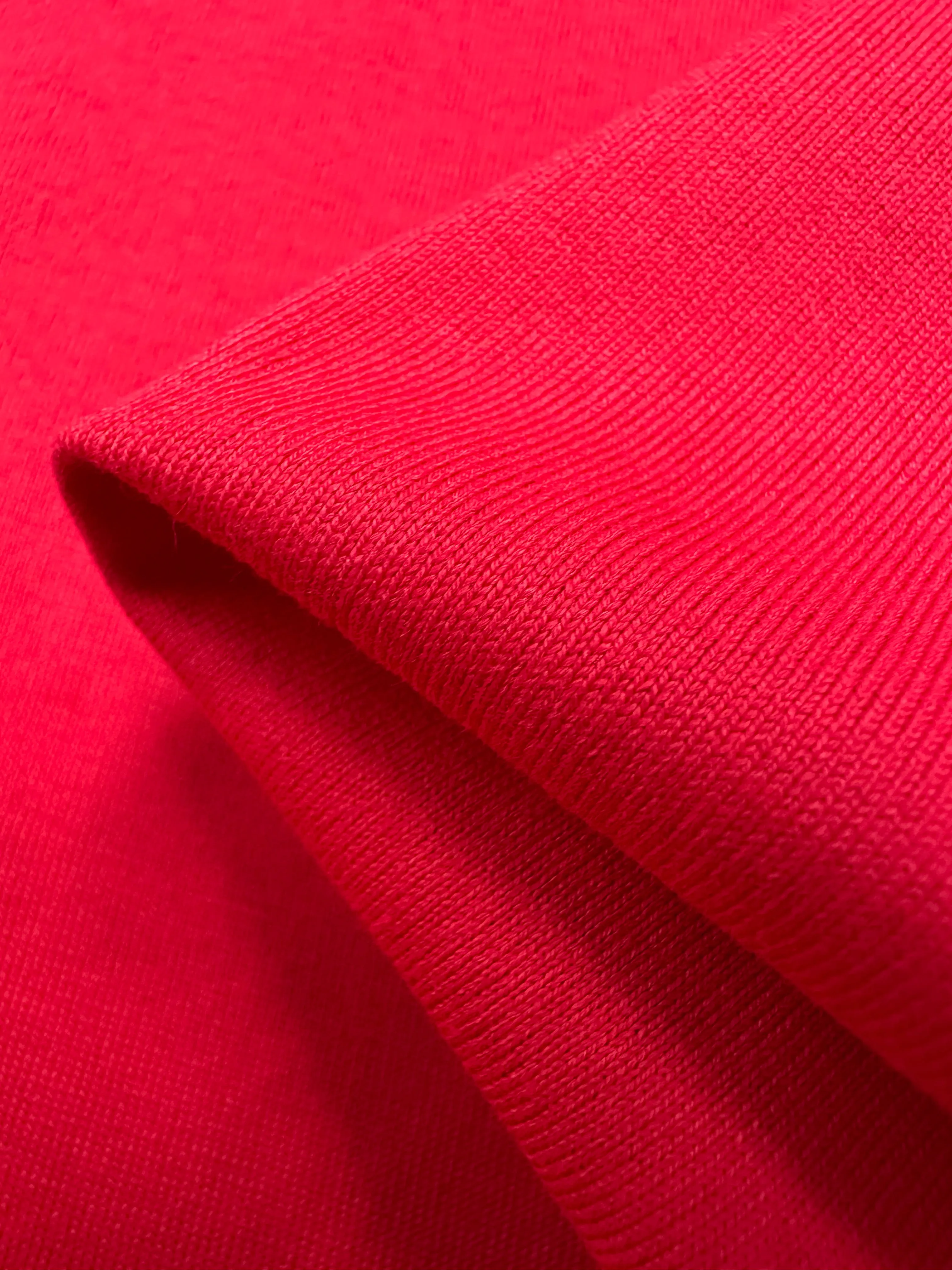 Cotton Jersey - Ribbon Red - 165cm