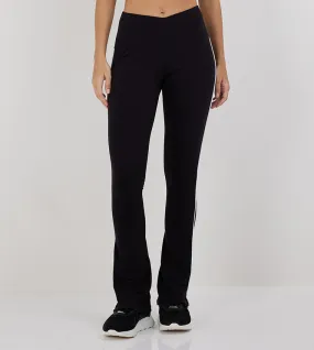 F5 V-WAIST FLARED LEGGINGS