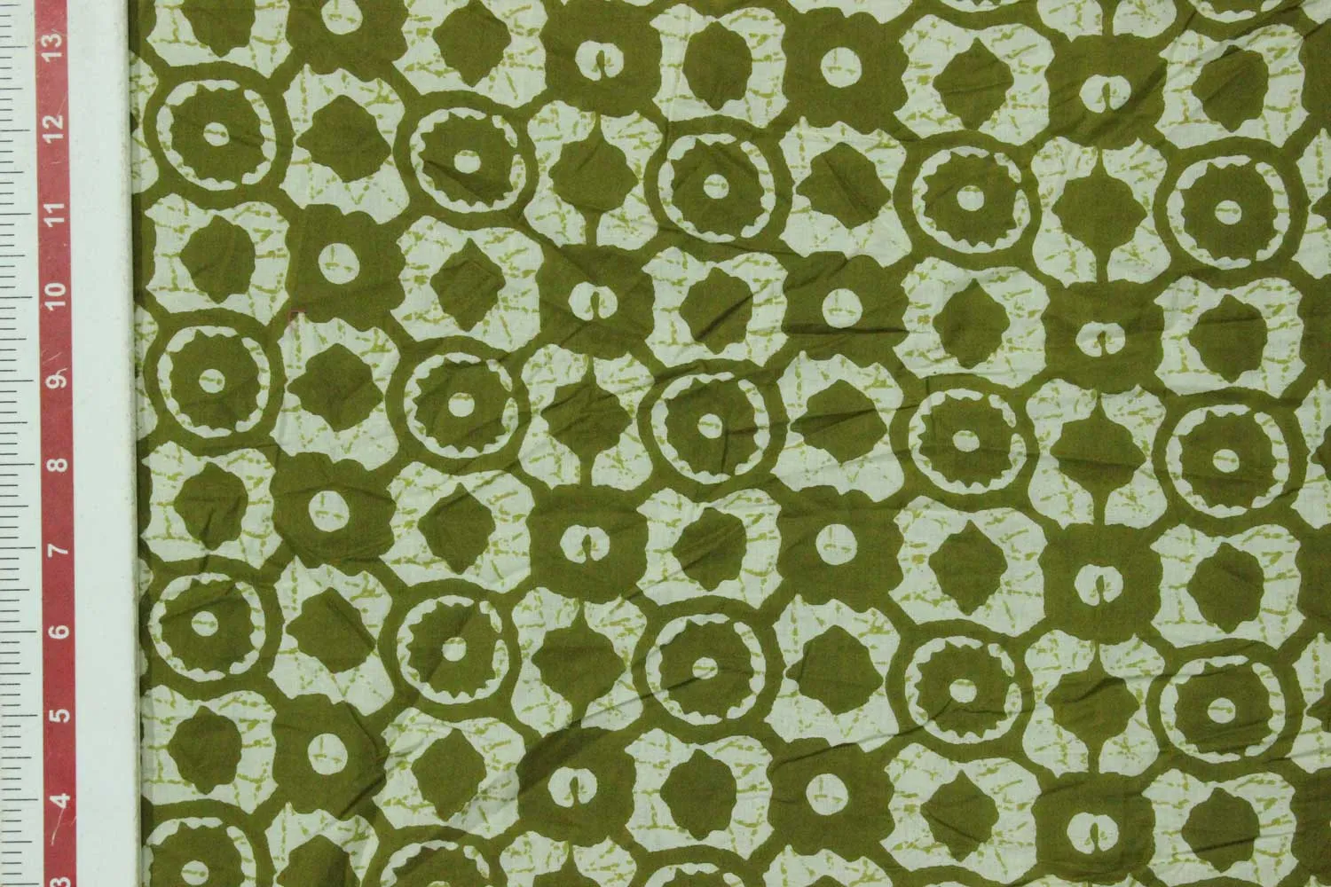 Green Cotton Cambric Fabric