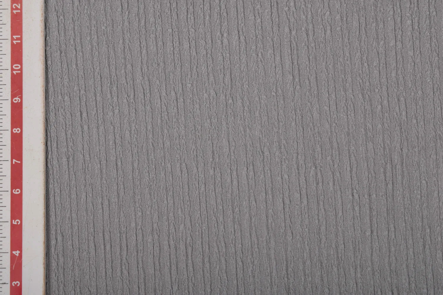 Grey Textured Knit Fabric