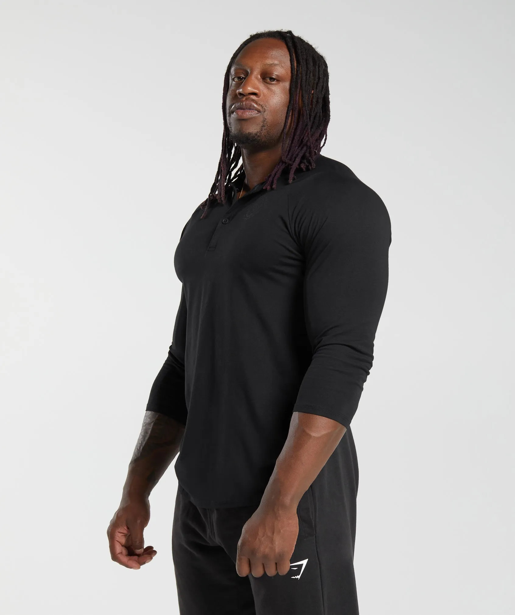 Gymshark Legacy Henley - Black