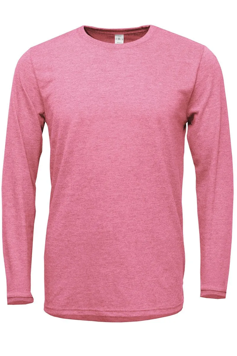 Here Comes Peter Cottontail Adult Soft-Tek Blend Long Sleeve Tee