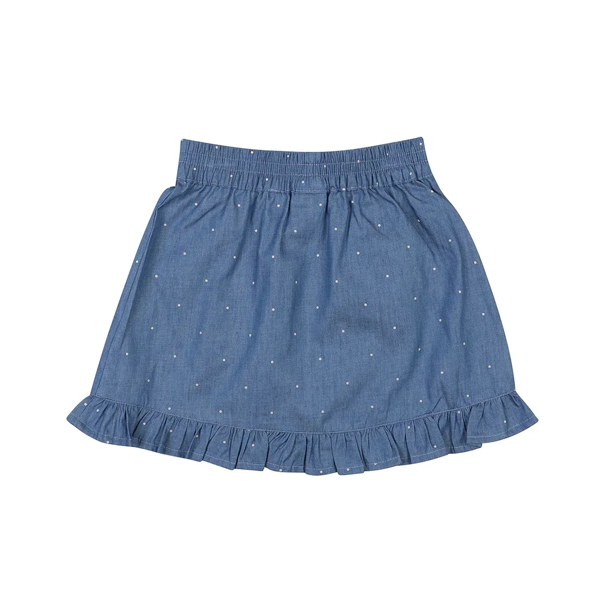 hi-hop Chambray Wrap Skirt