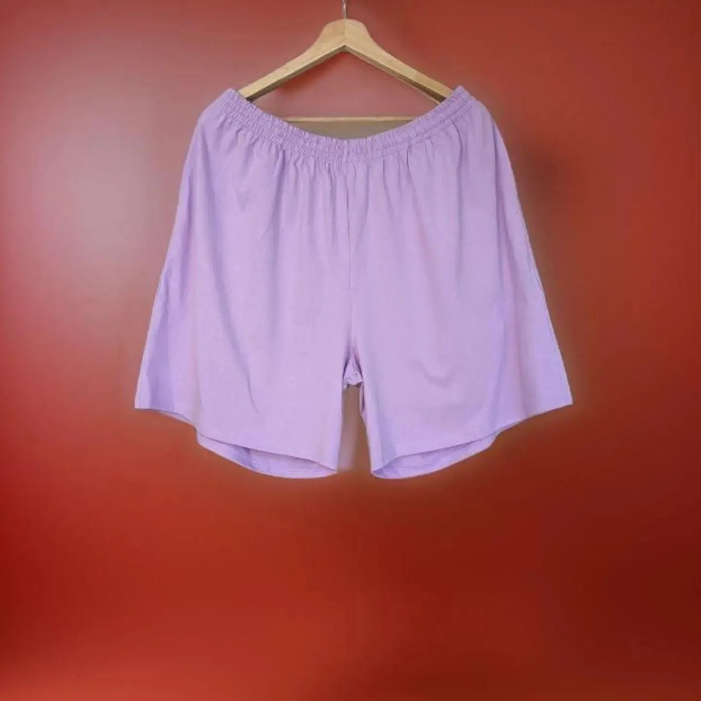 Lavender Cotton Shorts