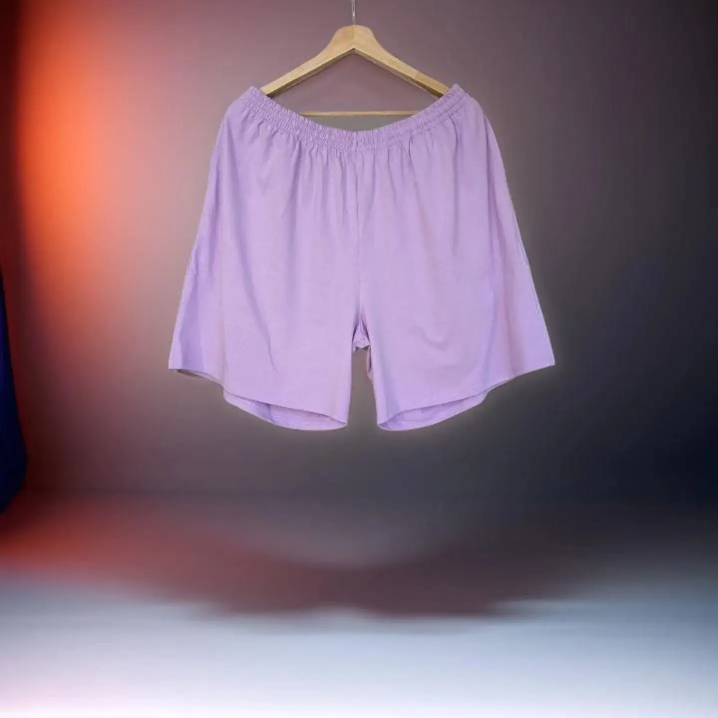 Lavender Cotton Shorts