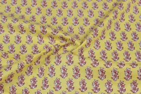 Light Yellow Cotton Cambric Fabric