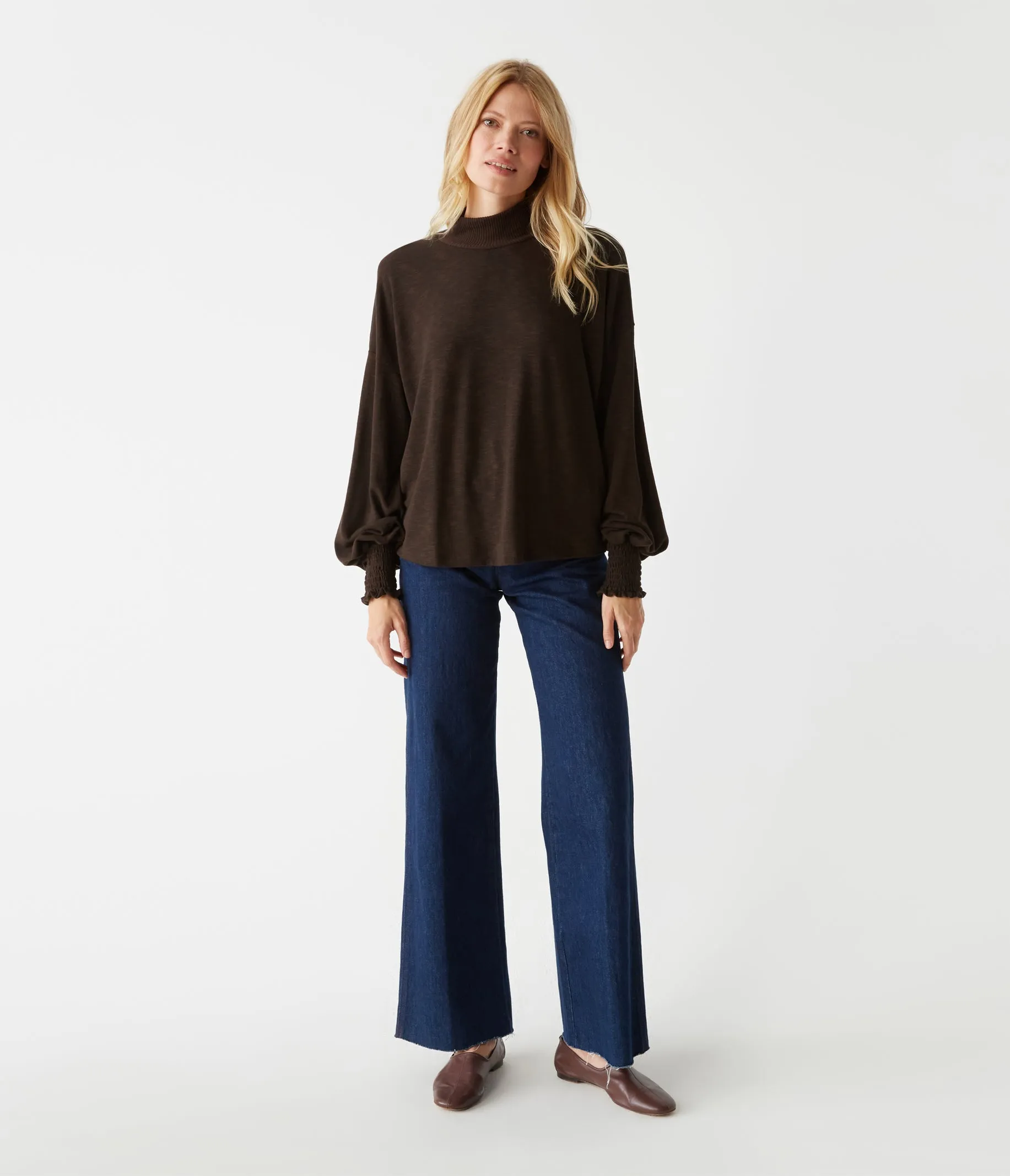 Lila Mock Neck Top