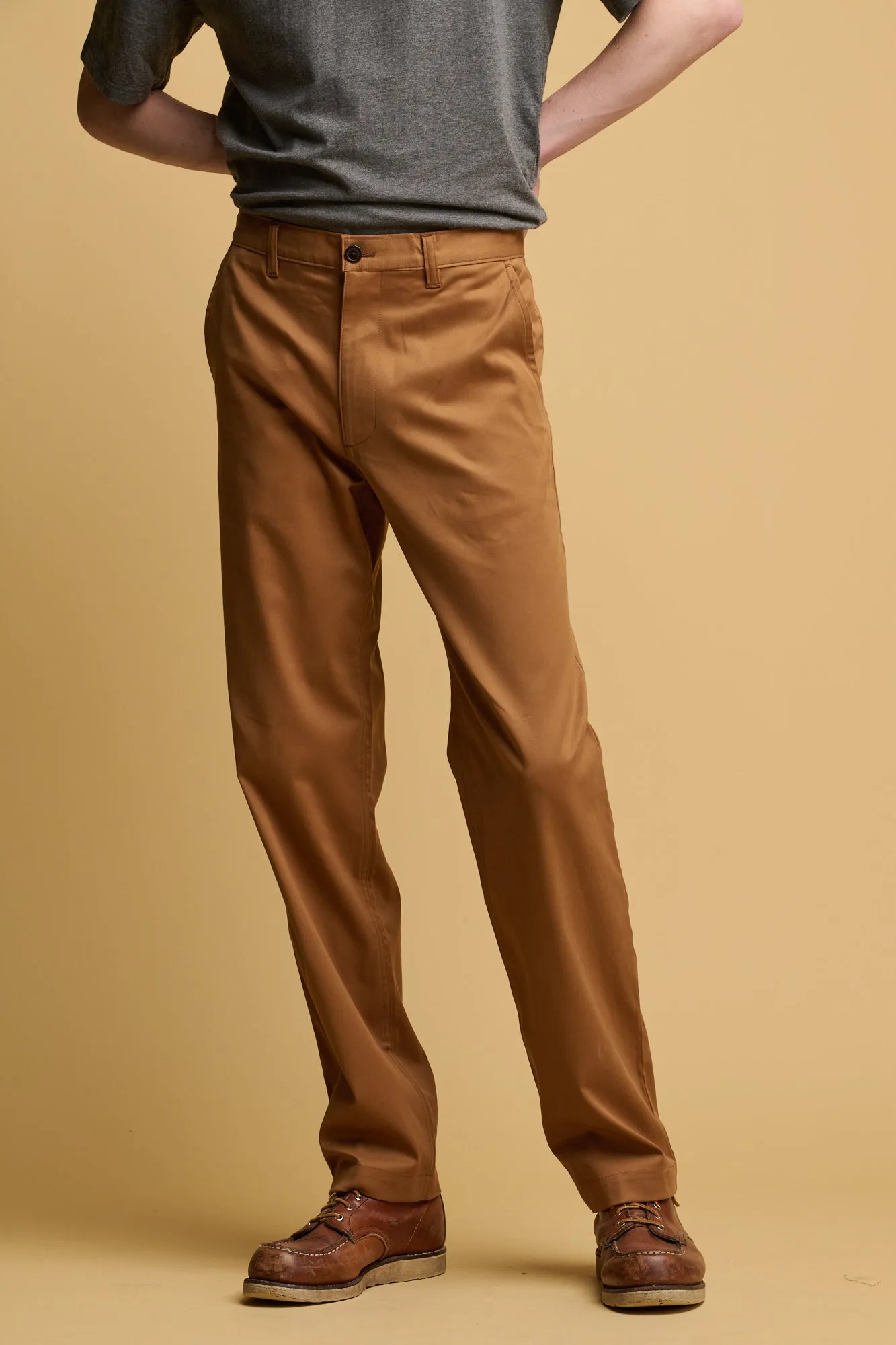 Men's Slim Stretch Chino - Tobacco