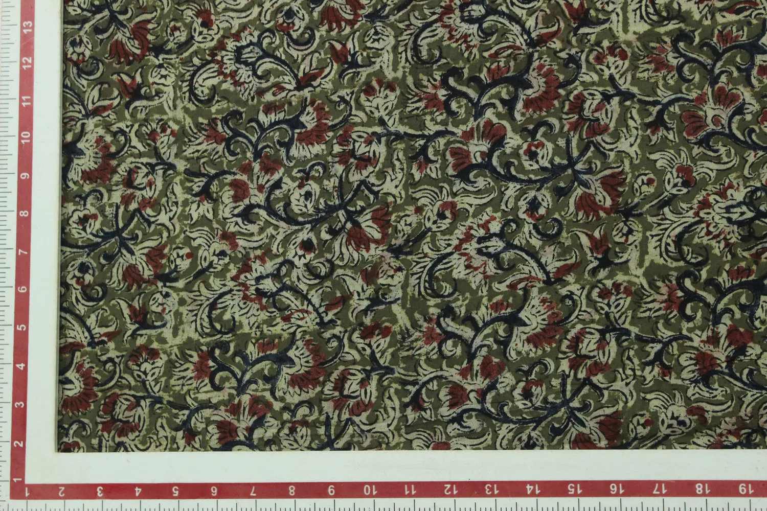 Moss Green Cotton Cambric Fabric