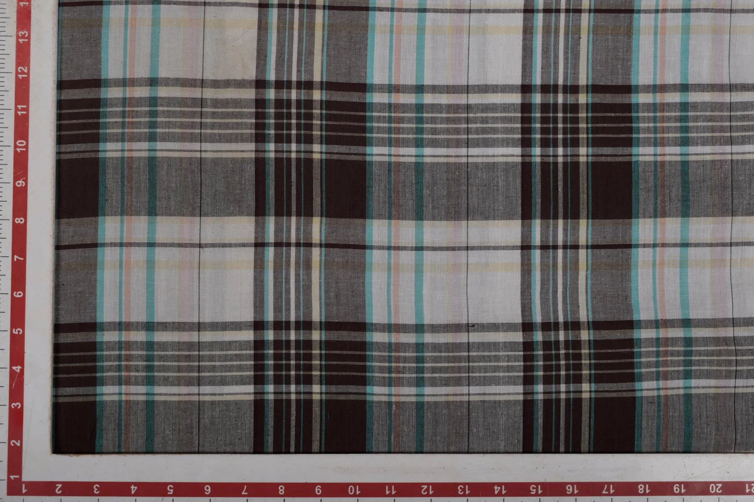 Multicolor Checks Cotton Yarndyed Fabric