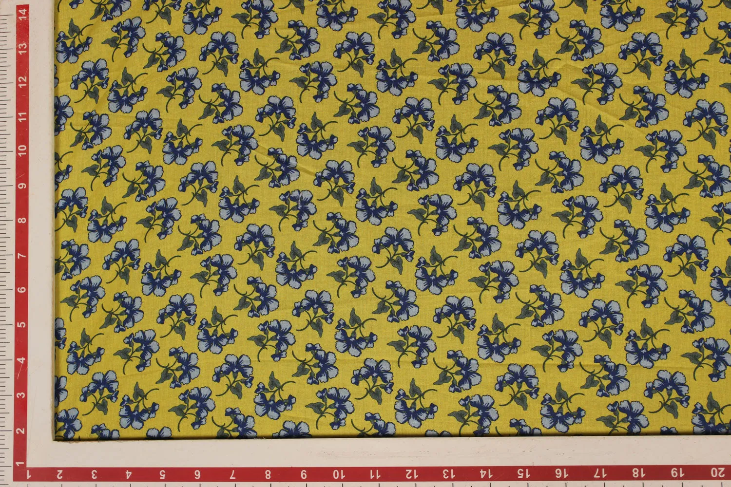 Multicolour Floral Cotton Cambric Fabric