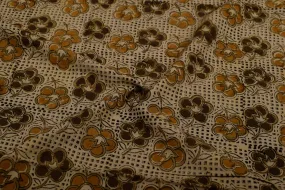 Multicolour Kalamkari  Cotton Cambric Fabric