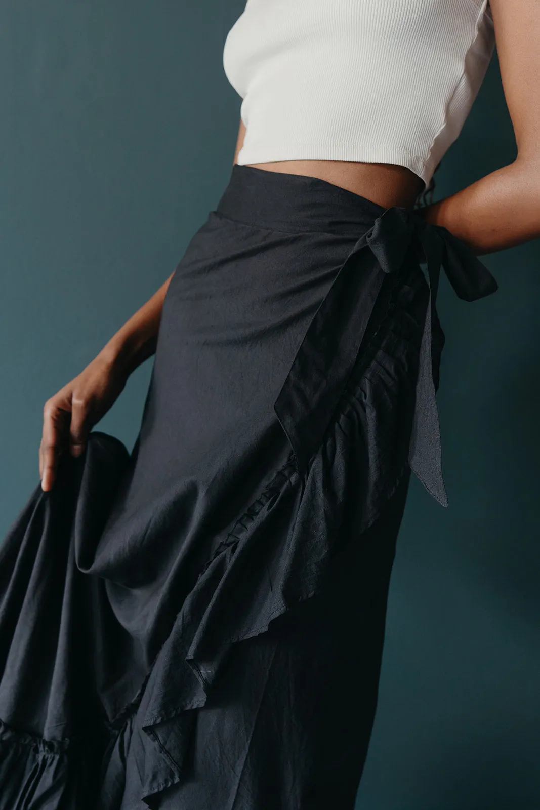 Navi Wrap Skirt