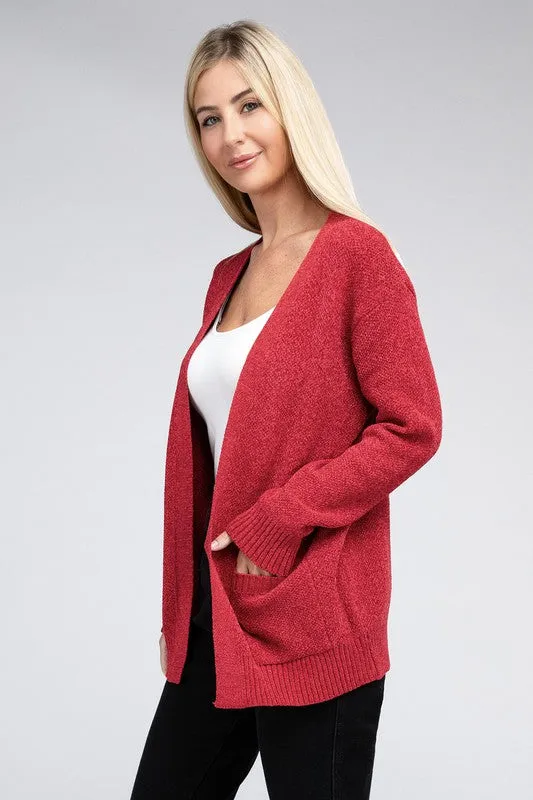 Open Front Sweater Cardigan