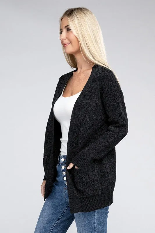 Open Front Sweater Cardigan