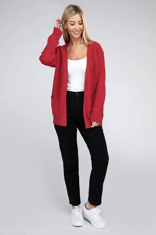 Open Front Sweater Cardigan