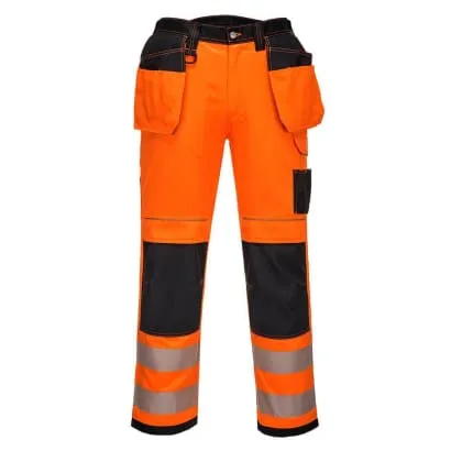 PW3 Hi Vis Men's Stretch Holster Pocket Trousers RIS 3279 Portwest PW306