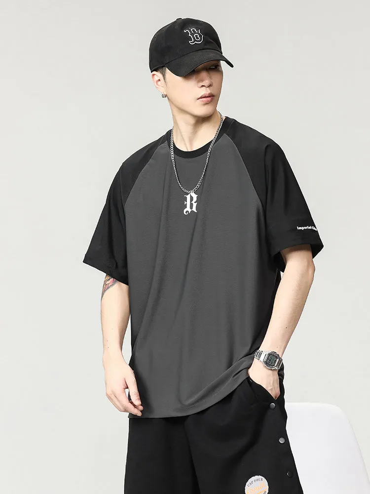 Raglan Sleeve Breathable Silk Ice Fabric Tees