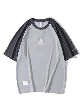 Raglan Sleeve Breathable Silk Ice Fabric Tees