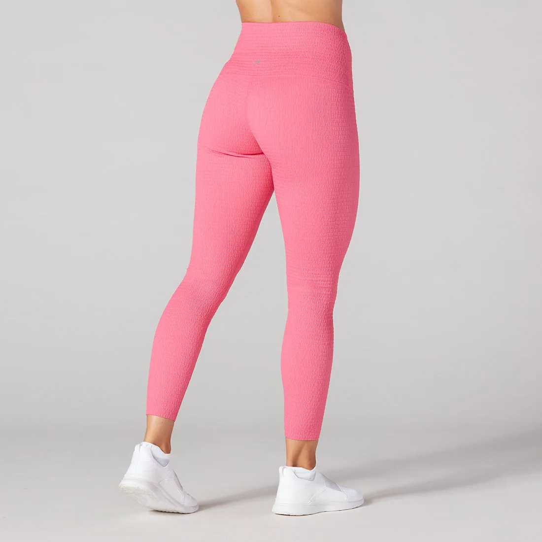 Seersucker High Waisted 7/8 Leggings *