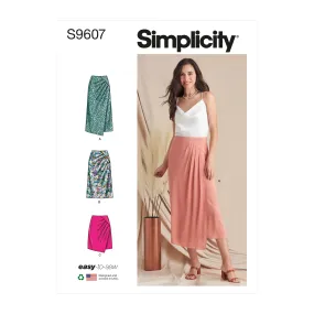 Simplicity Pattern SS9607 Misses' Skirt