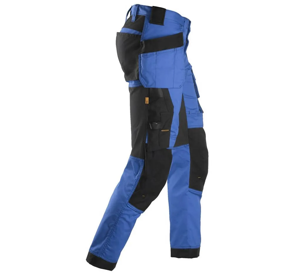 Snickers 6241 AllroundWork, Stretch Work Knee Pad Trousers Holster Pockets True Blue