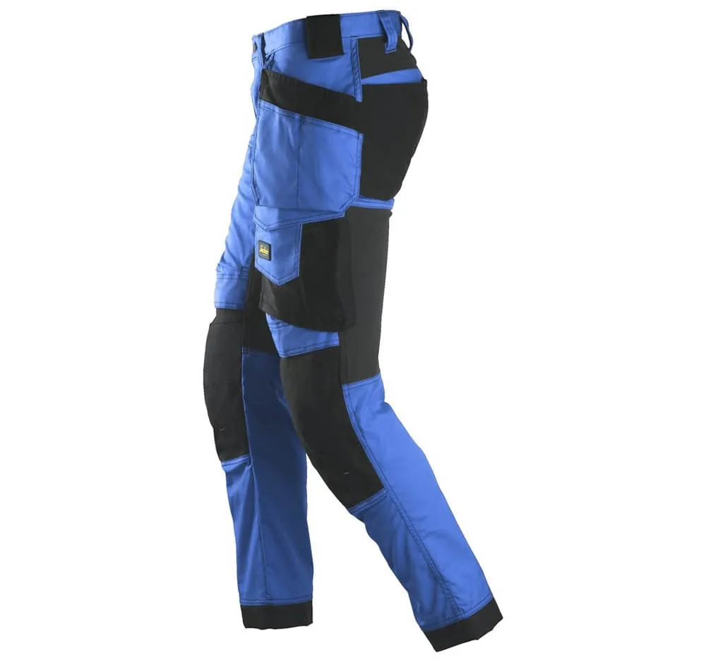 Snickers 6241 AllroundWork, Stretch Work Knee Pad Trousers Holster Pockets True Blue