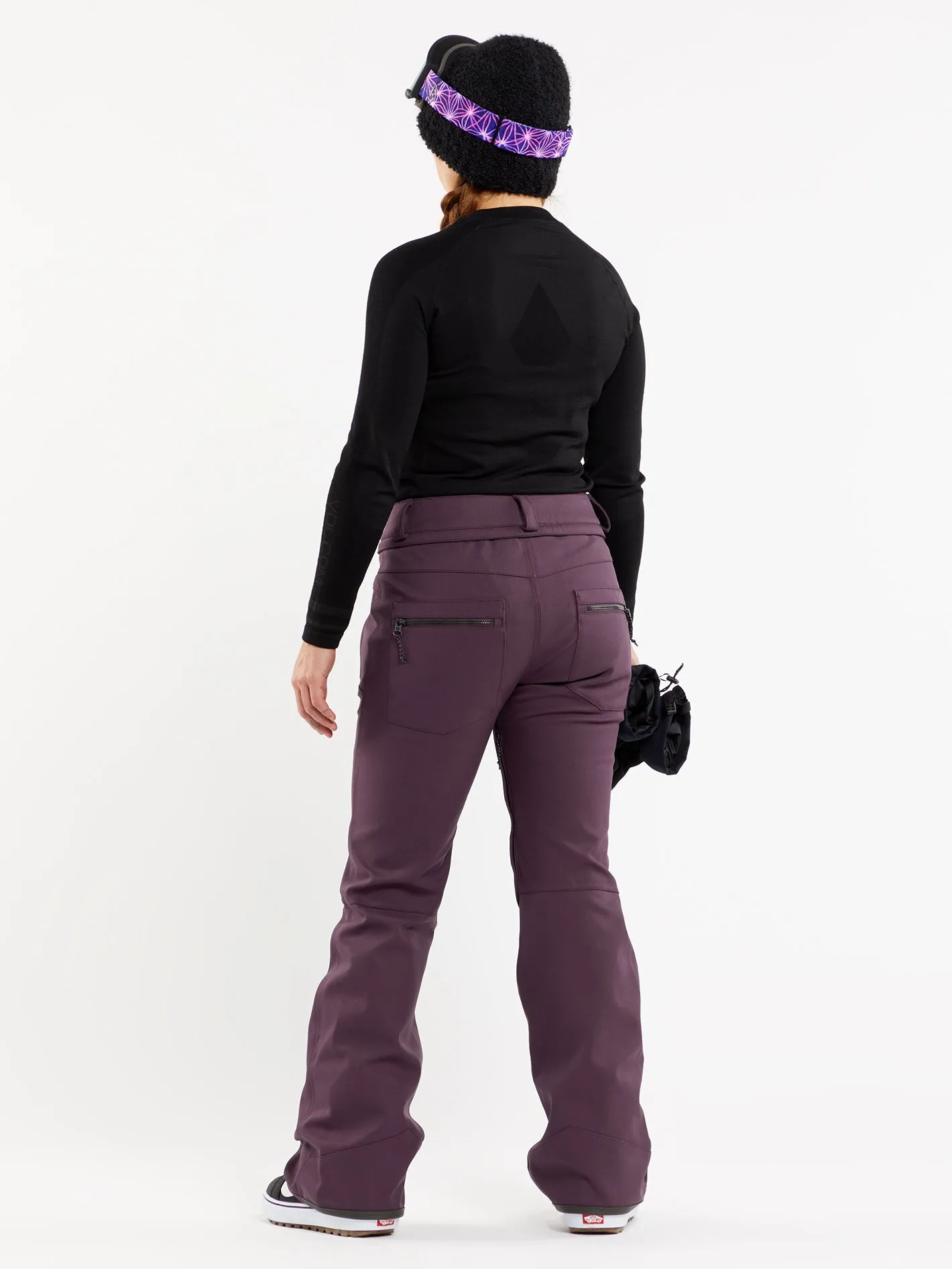 Species Stretch Trousers - BLACKBERRY