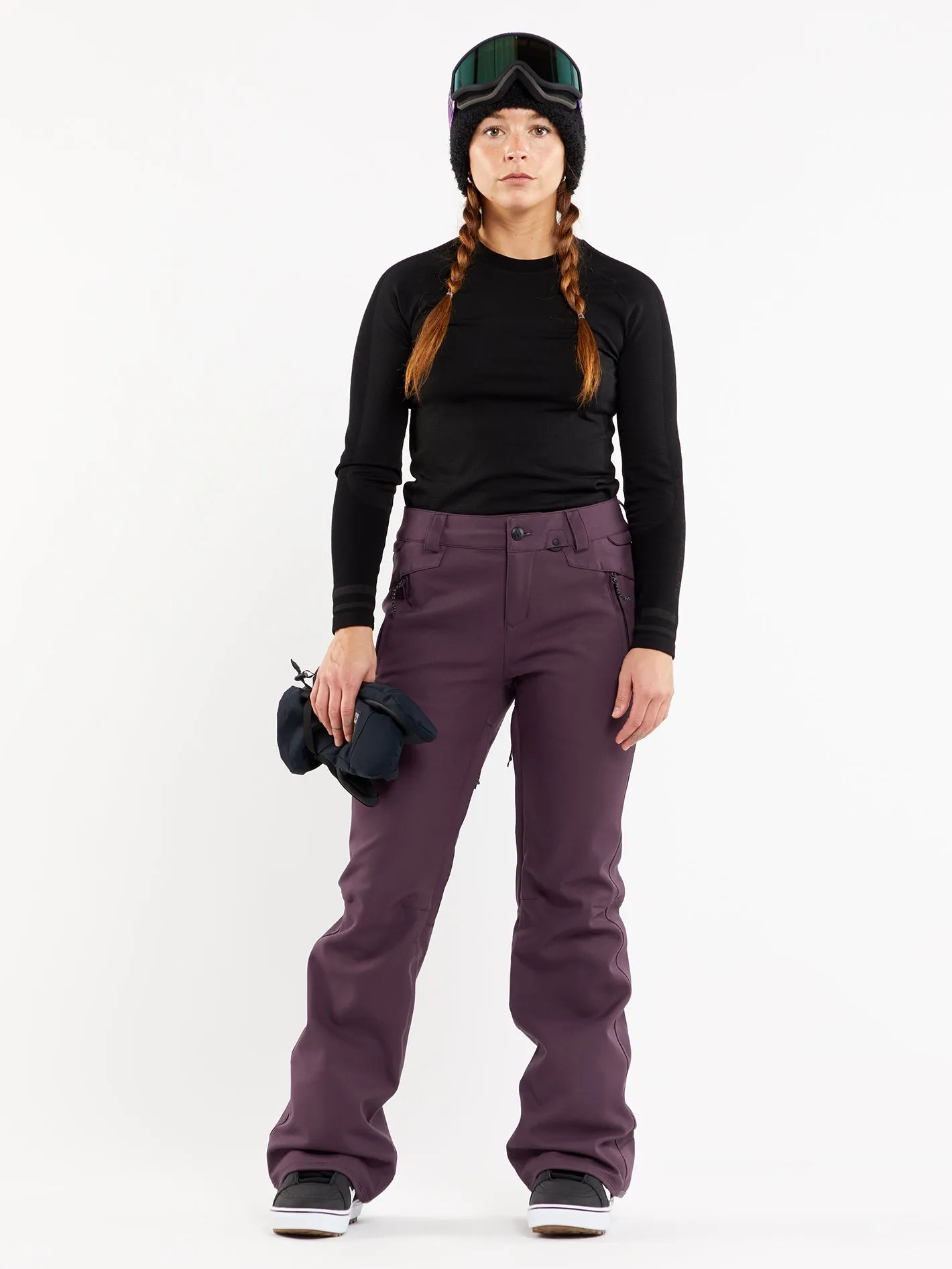 Species Stretch Trousers - BLACKBERRY