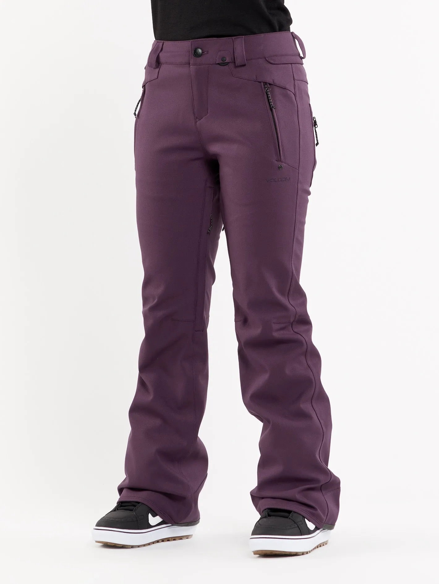 Species Stretch Trousers - BLACKBERRY