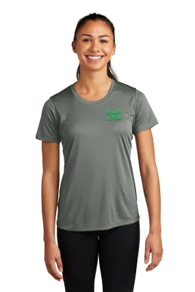 Sport-Tek Ladies PosiCharge Custom Competitor Tee's, Grey Concrete