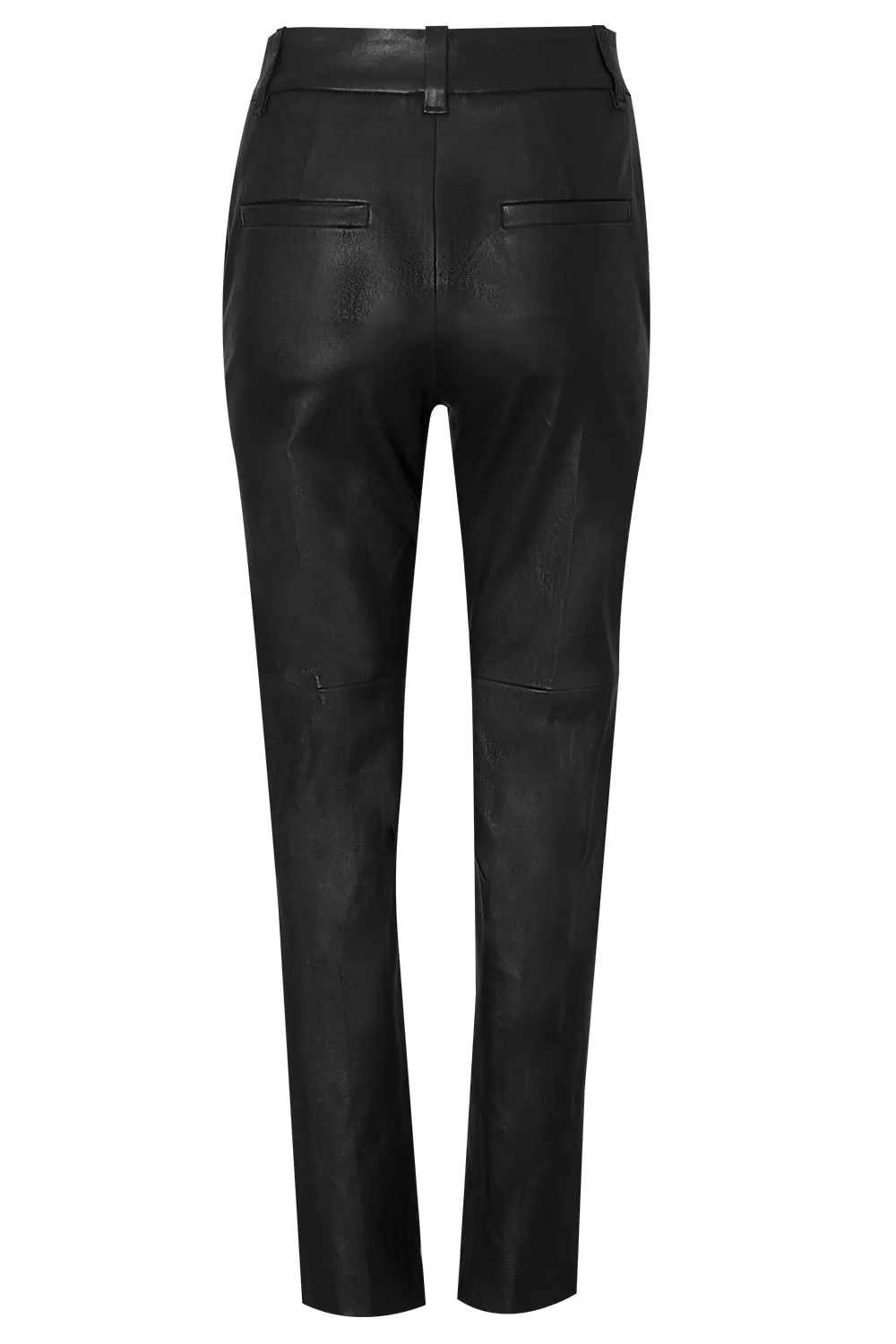 Stretch Leather Trousers