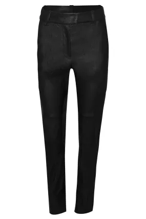 Stretch Leather Trousers