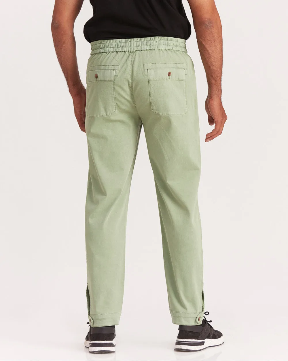 Tapered Fit Casual Joggers - Green Apple