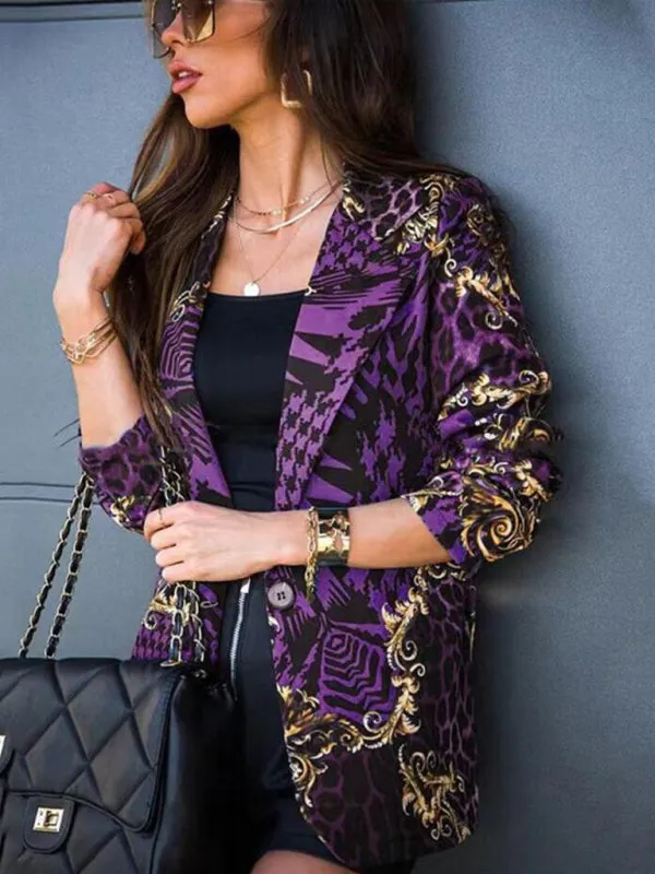 Trendy Women's Open Front Blazer - Casual Lightweight Kimono Jacket