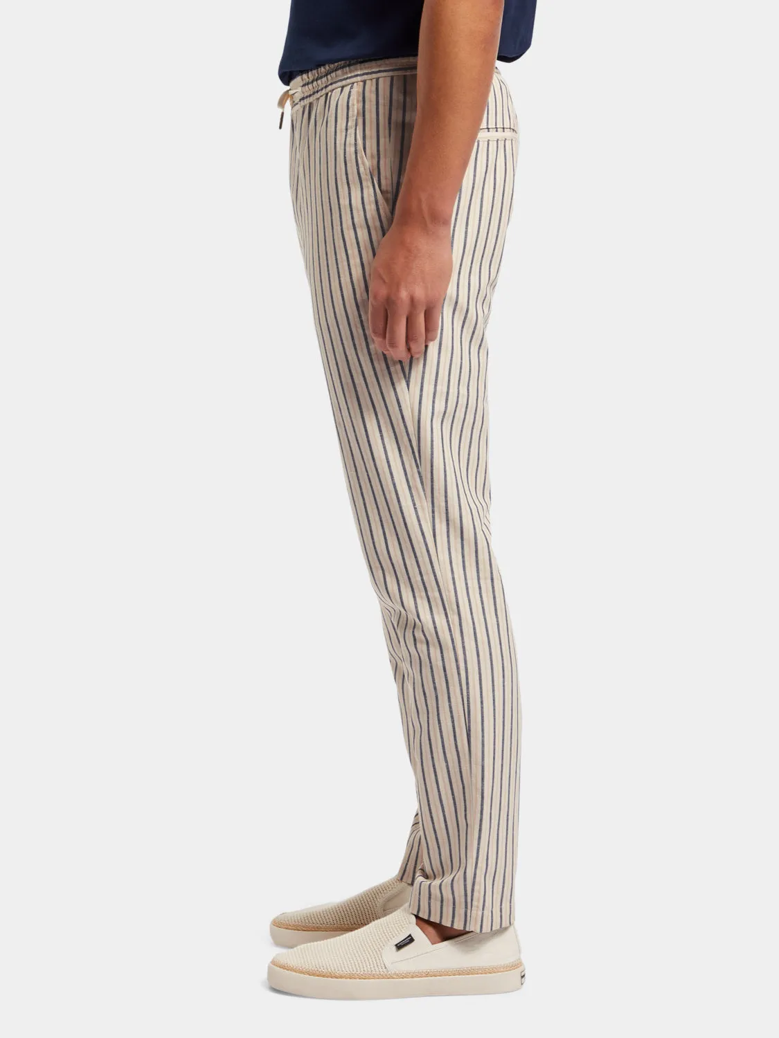 Warren straight-fit striped jogger pants