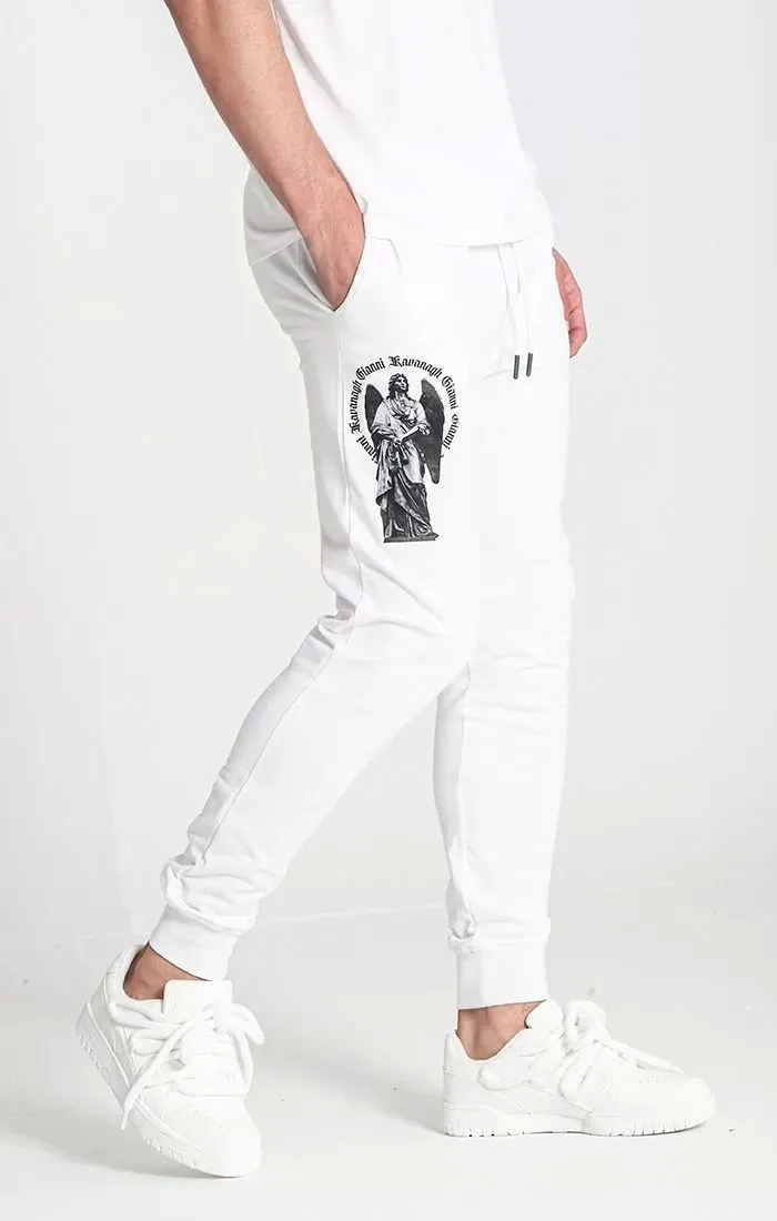 White Saint Joggers