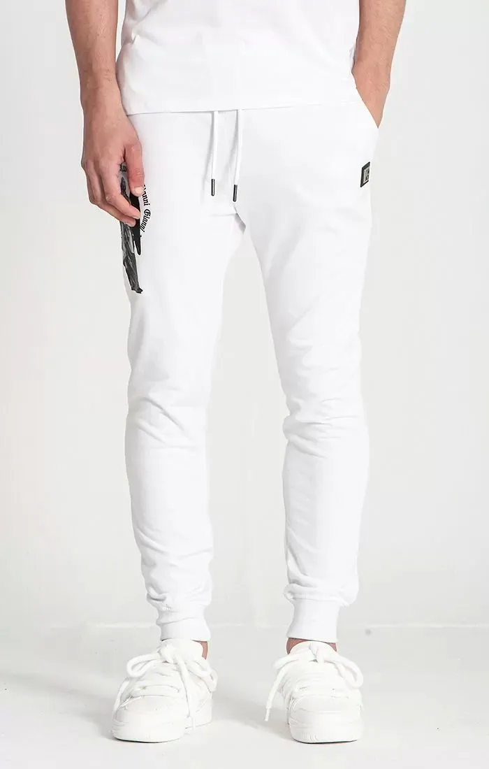 White Saint Joggers