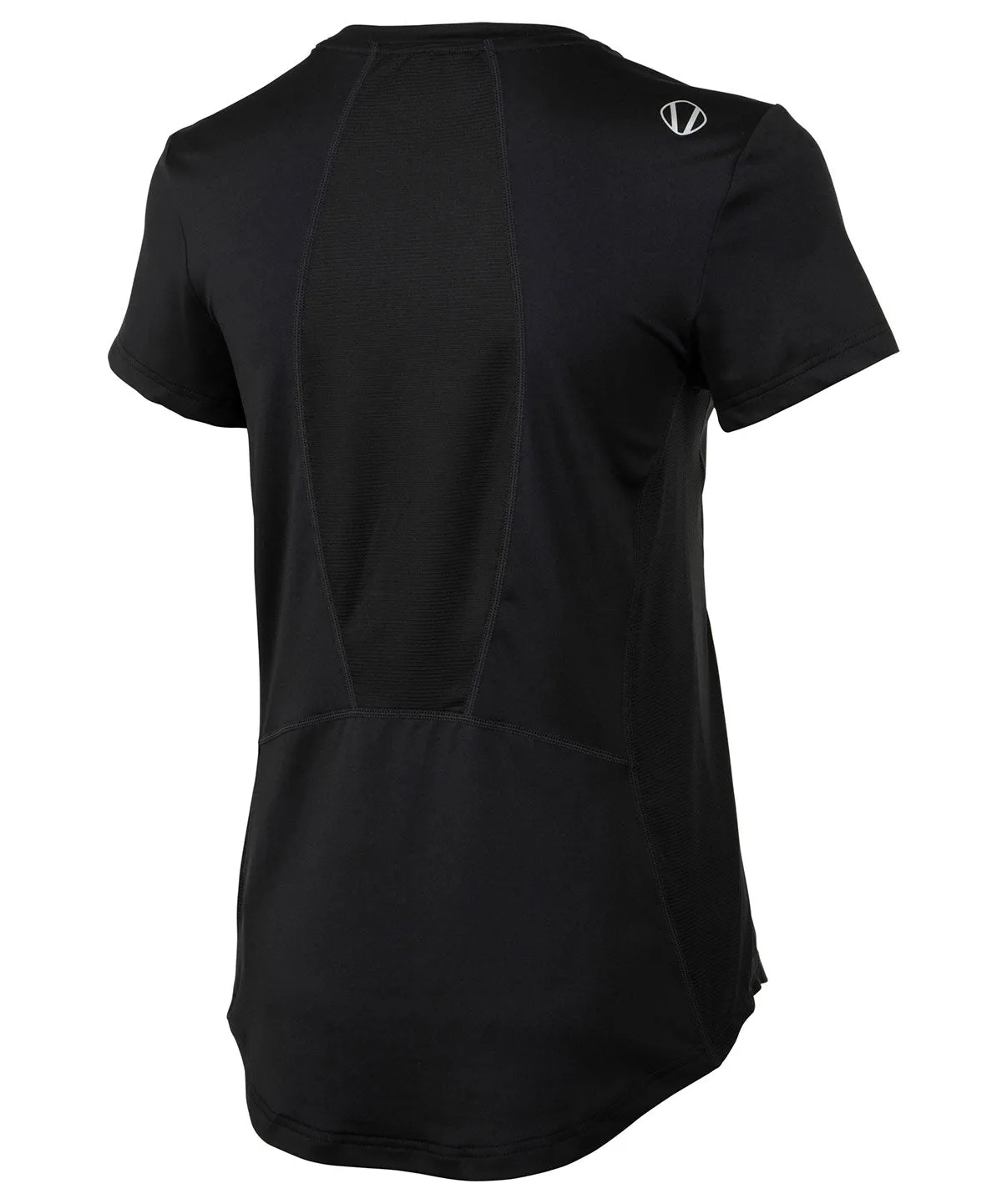 Women's Aria Tee Shirt with Mesh Insert Knit