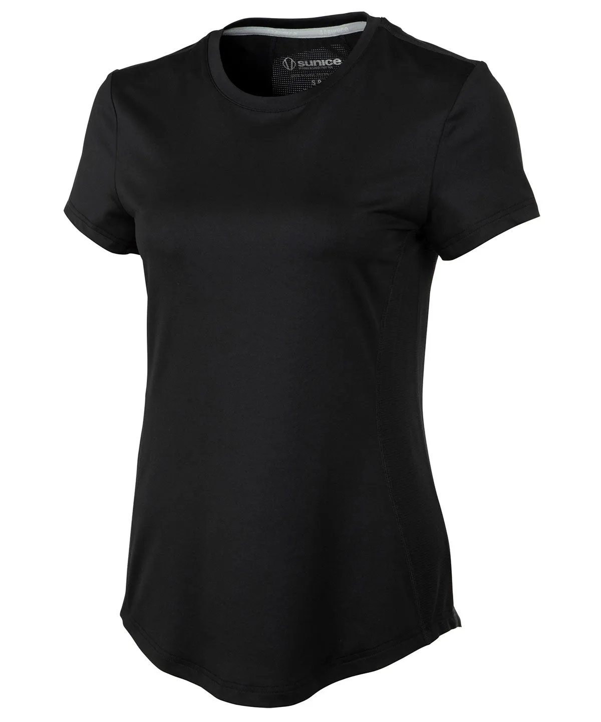 Women's Aria Tee Shirt with Mesh Insert Knit