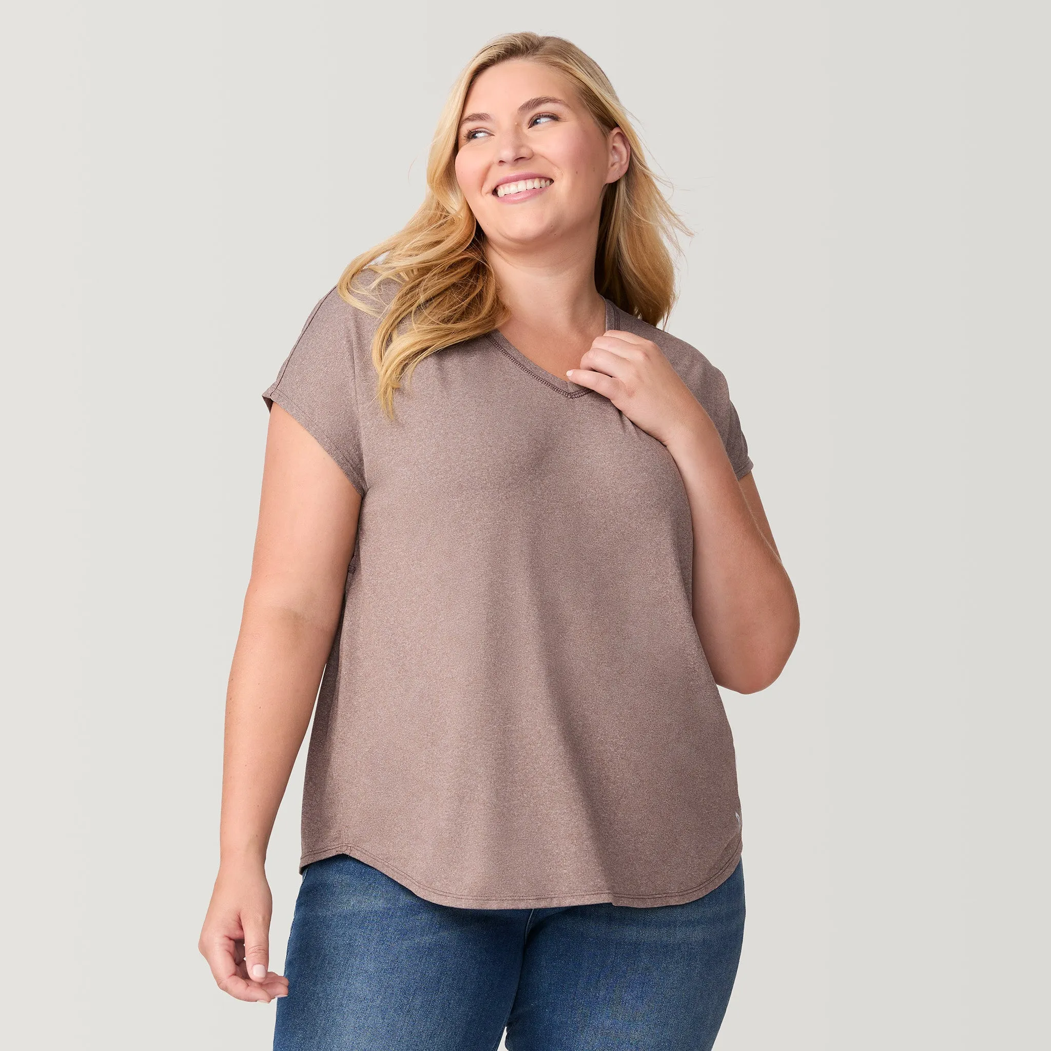 Women's Plus Size Microtech® Chill B Cool Tee