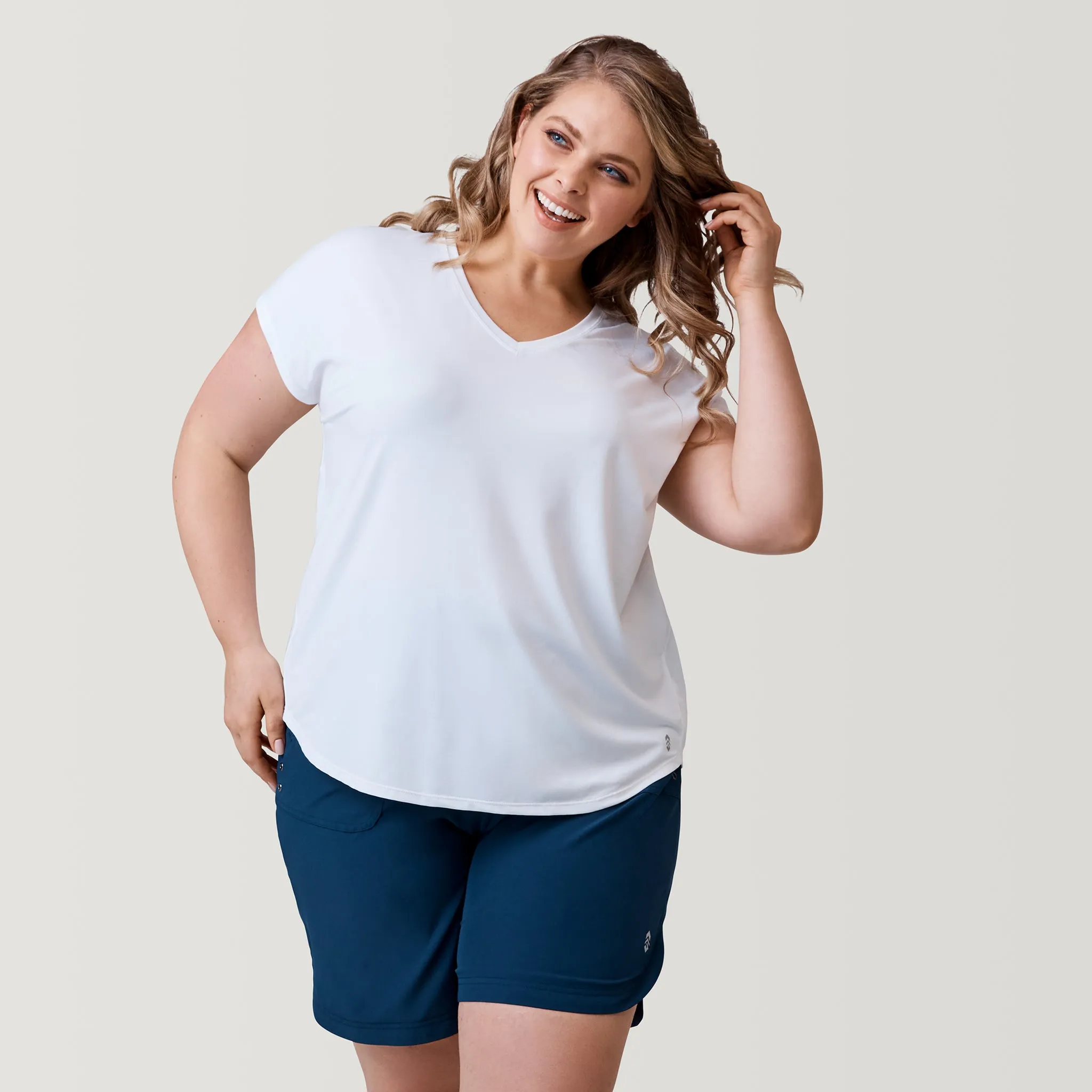 Women's Plus Size Microtech® Chill B Cool Tee